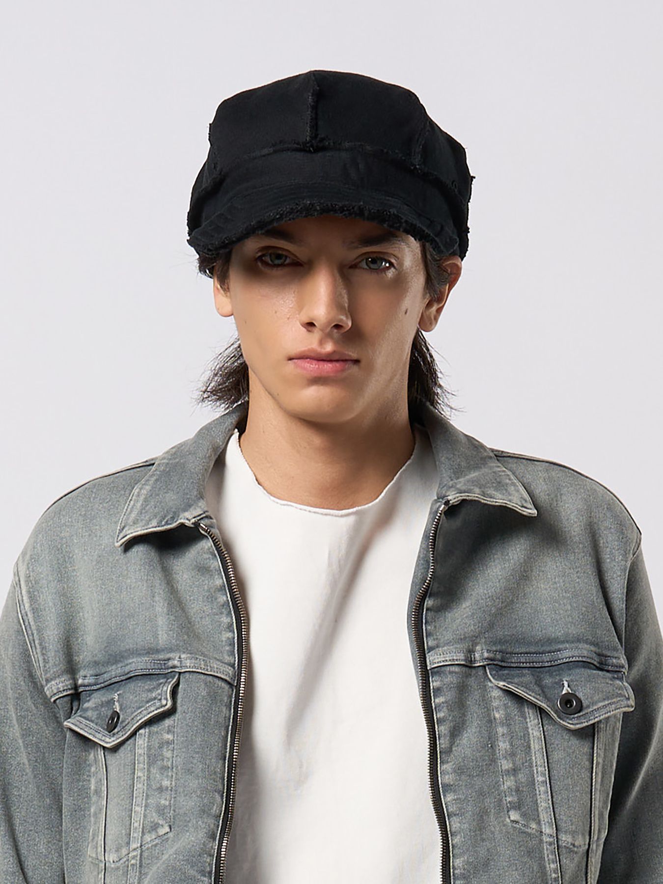 【予約品 9月23日(火) 締切】jersey engineer cap / ジャージー エンジニアキャップ / ディープブラック