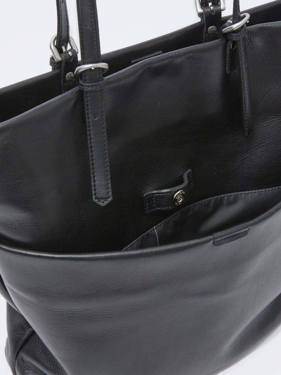 トートバック Artisan Leather (牛革/日本製) BLACK【aniary】