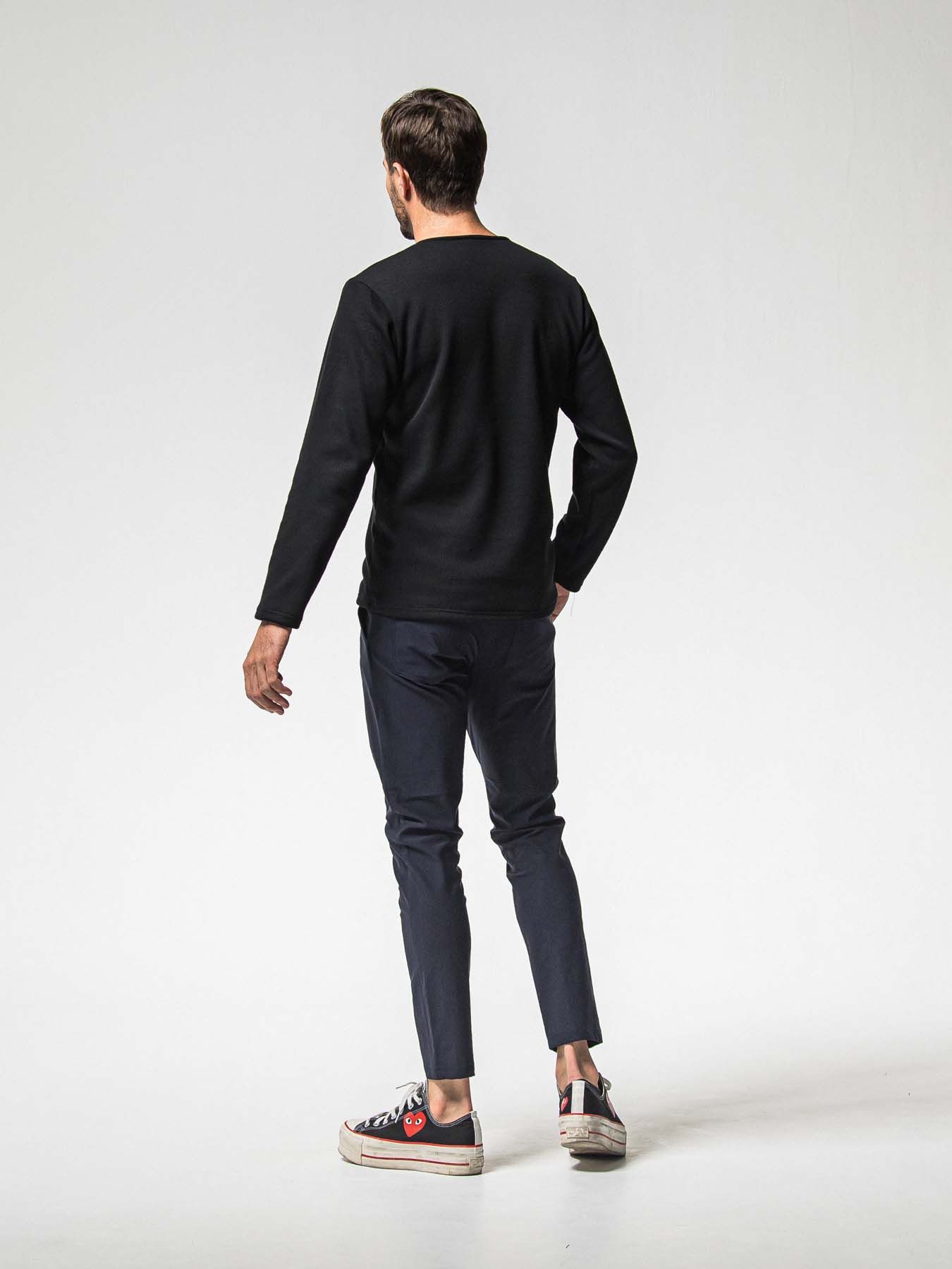【予約品 8月31日(日) 締切】CHRIS EASY HEAT TUCK PANTS / クリス イージー ヒートタックパンツ / ネイビー
