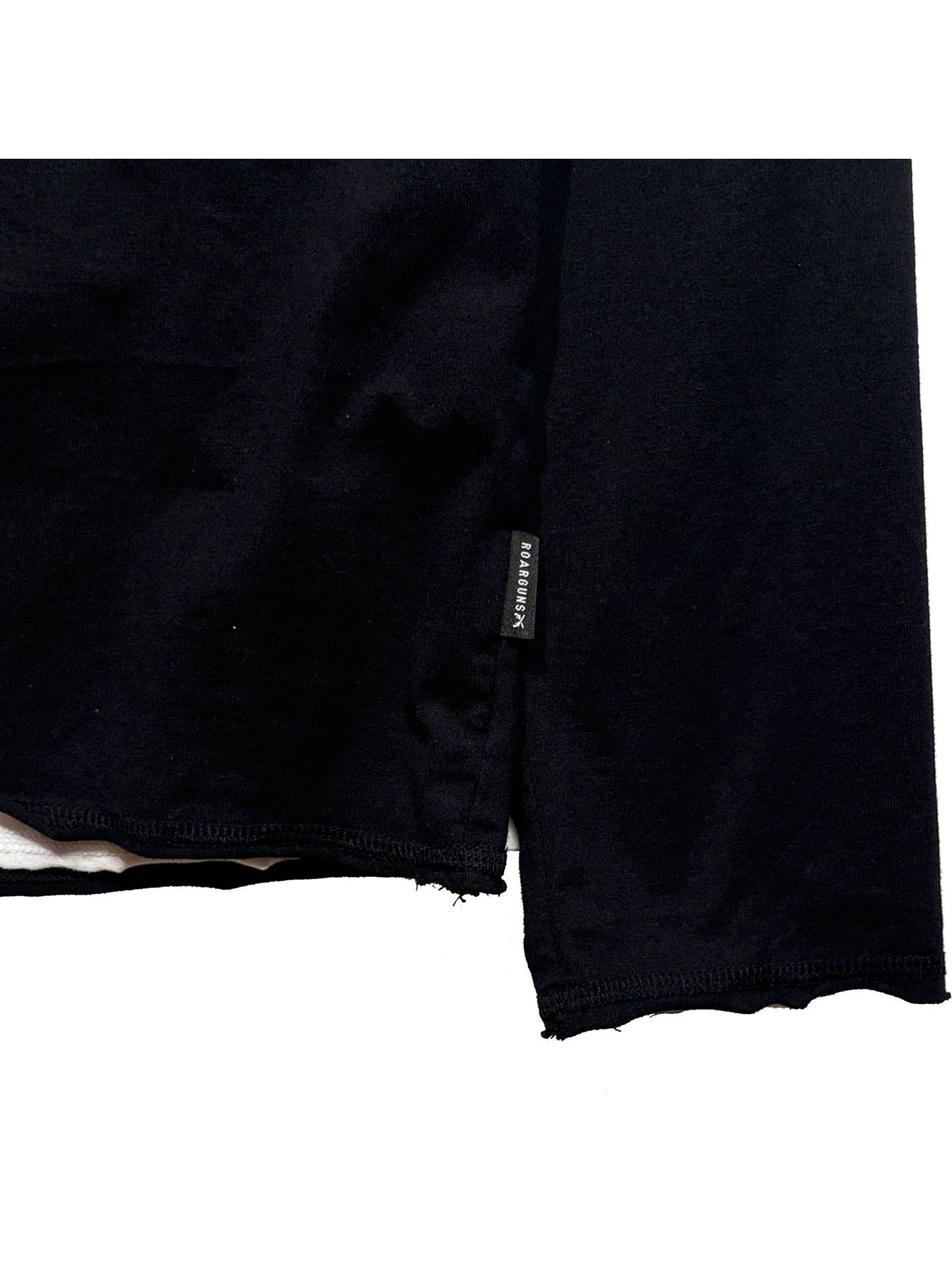 【予約品 3月9日(月) 18:00 締切】ROARGUNS W FACE T / ロゴプリント Wフェイス ロンT / グレー×ホワイト