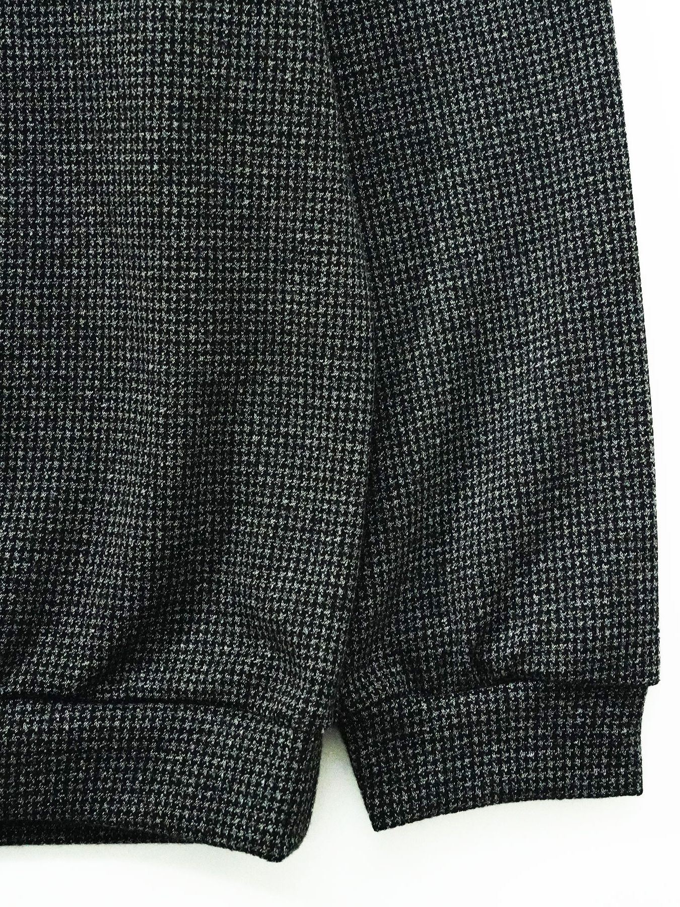 LUXEWEAVE / ハイネック / 千鳥グレー