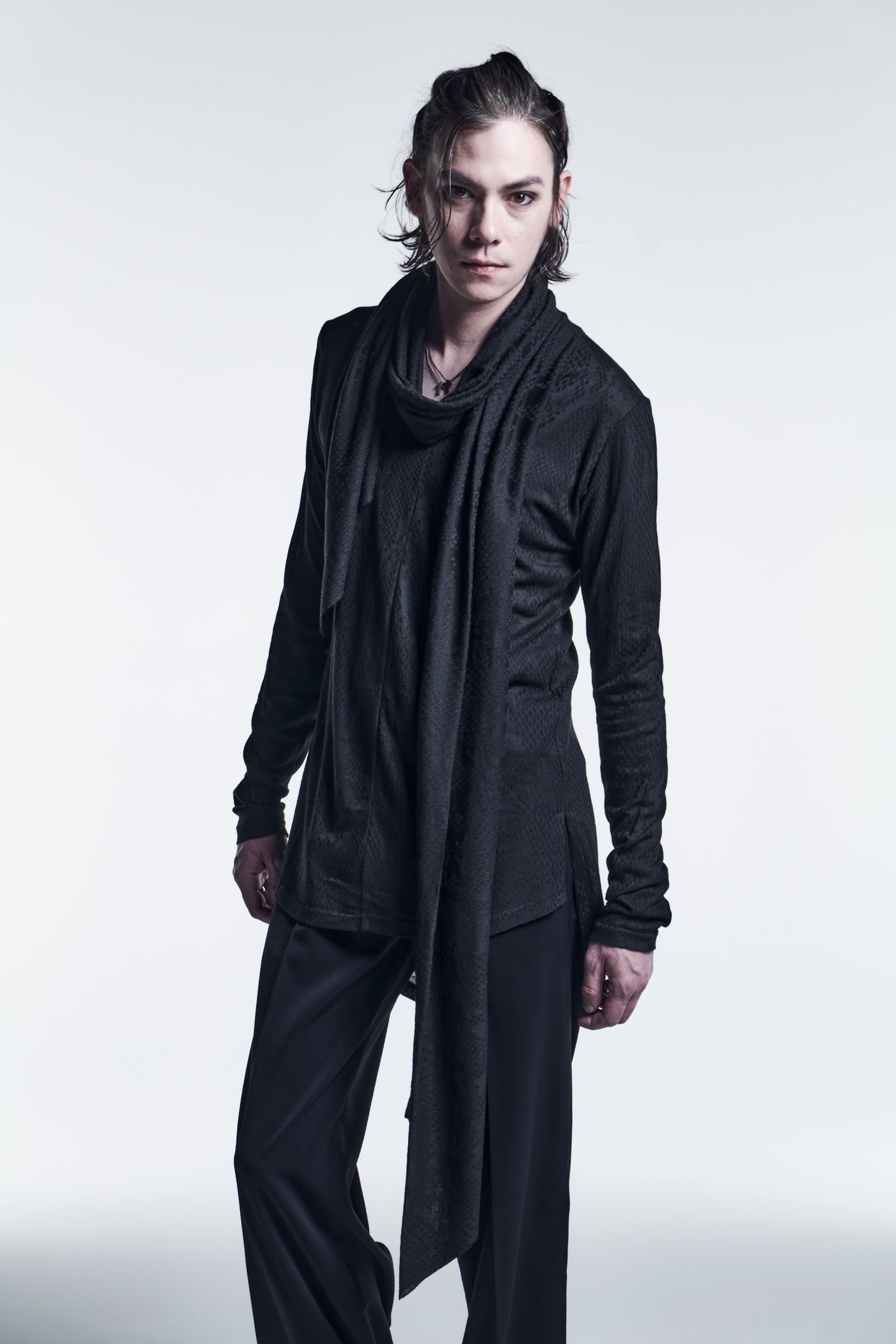 《予約品》 StoalCardigane PythonJQD-Jersey / Black 【kiryuyrik】 7月入荷予定
