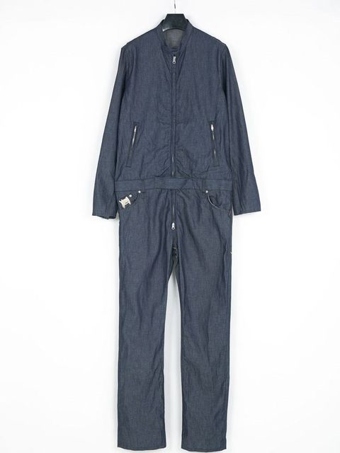 6oz Organic Cotton Denim Single Riders Coveralls / 6oz オーガニック コットン デニム シングル ライダース カバーオール / BULLET / インディゴ