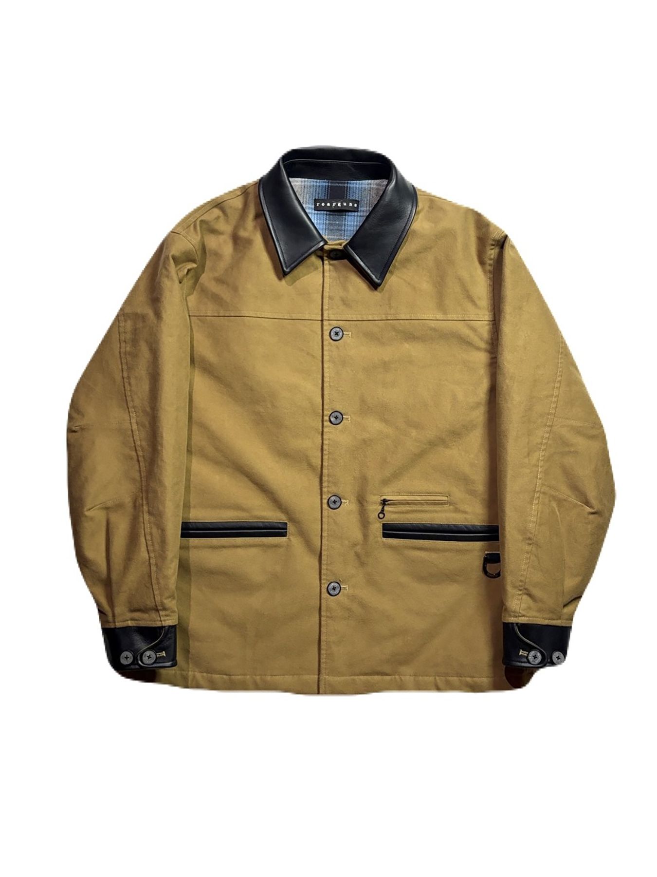 【予約品 3月9日(月) 18:00 締切】MOLESKIN JKT CRY / クリスタルクロスガン モールスキン ジャケット / ベージュ