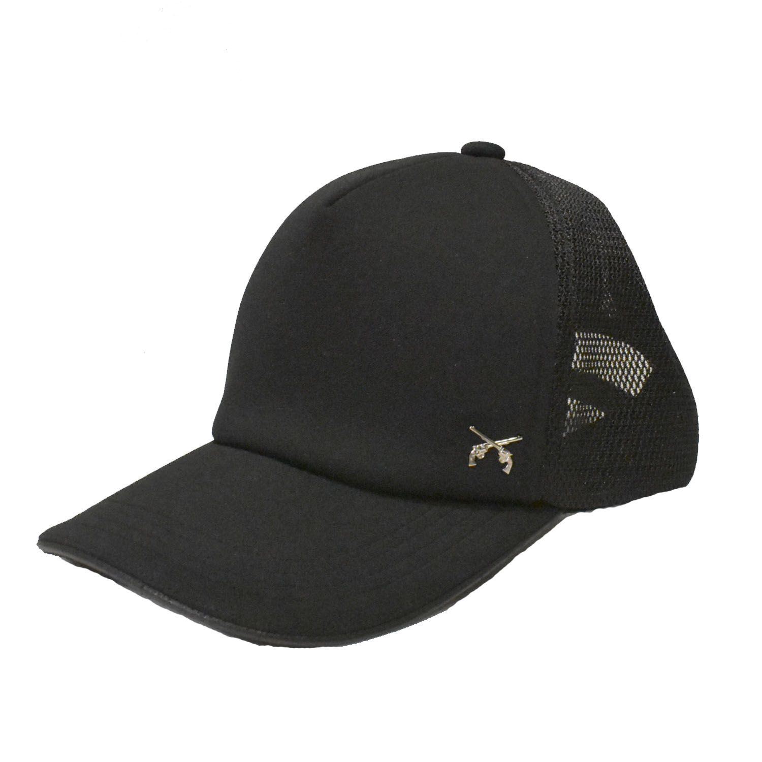 《予約品3月27日 23時55分締め》 METAL PISTOL CAP / ベースボールキャップ / ブラック・レインボー 【roarguns 】 8月中入荷予定
