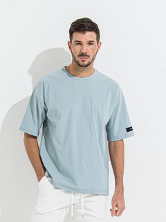 【予約品 】NYLON OVER T /  ナイロンオーバーサイズTシャツ / アクア