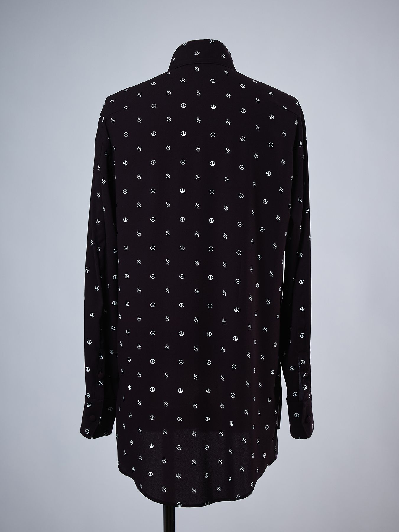 【予約品 4月26日(日) 締切】Peace Dot Shirt / ピースドット シャツ / ブラック