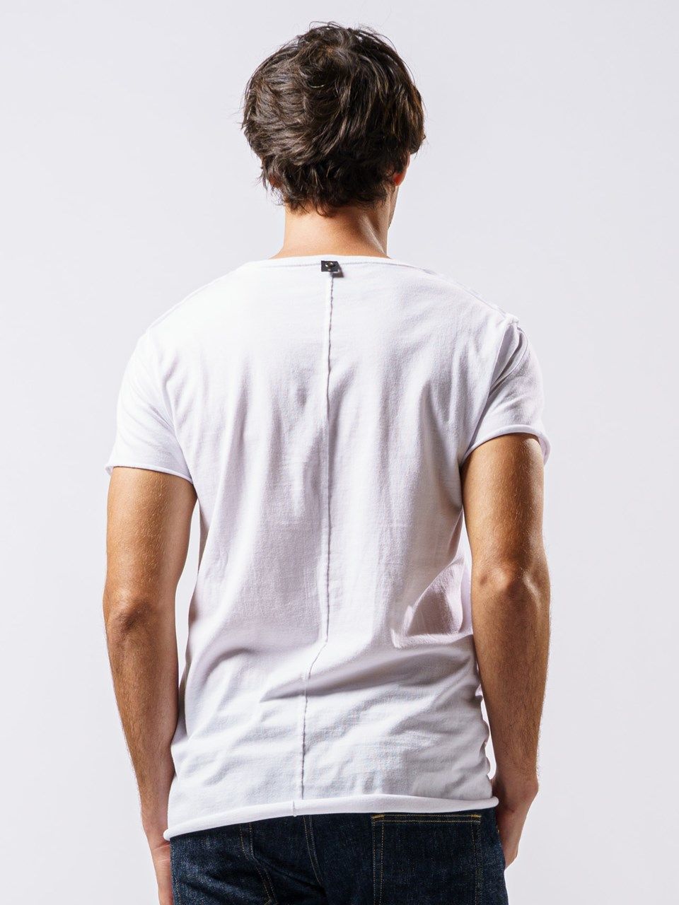 《予約品》 cut-off crew-neck S/S / クルーネックTシャツ / ホワイト