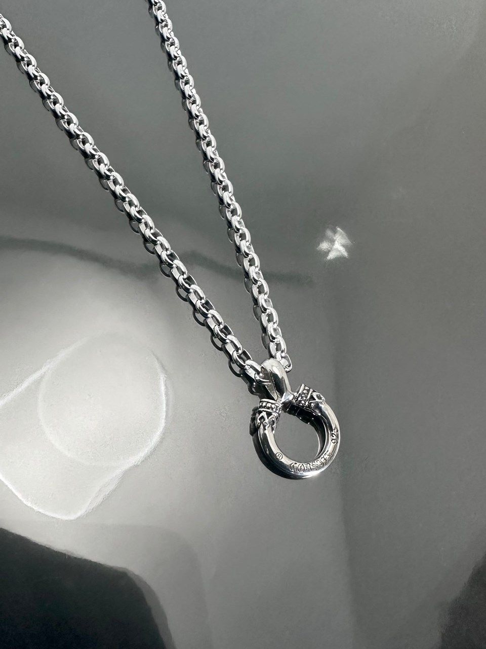 《受注生産》 CROWN HORSESHOE w/ DIAMOND NECKLACE / クラウンホースシューダイヤモンドネックレス 【注文から2～3週間後入荷予定】