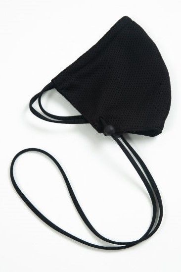 MBROIDERED LOGO 3D ADJUSTABLE MASK / Black×Gold 【BOY LONDON】