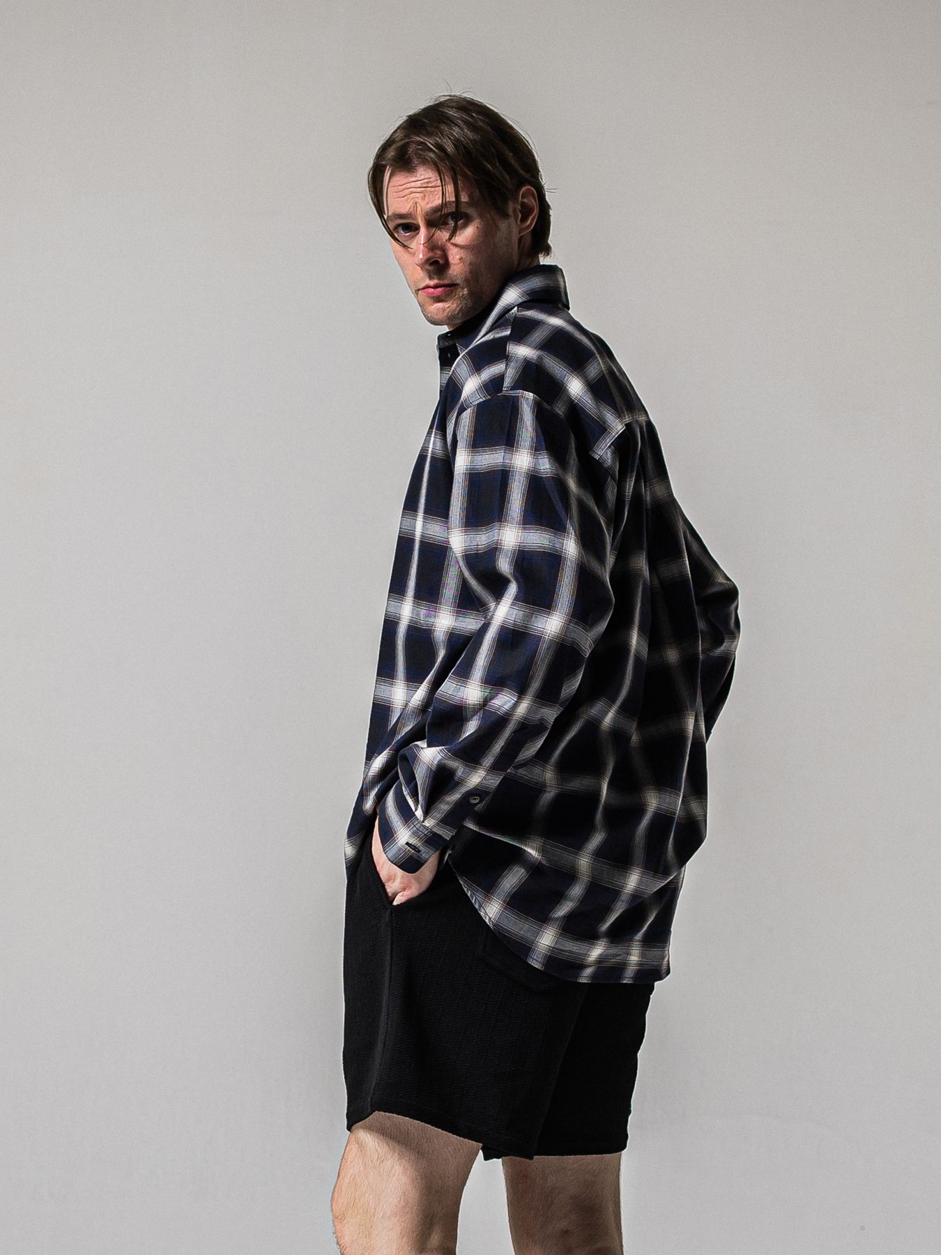 【予約品 11月16日(日) 締切】PULL JACK SHIRTS / プルオーバー ジャックシャツ / ネイビー