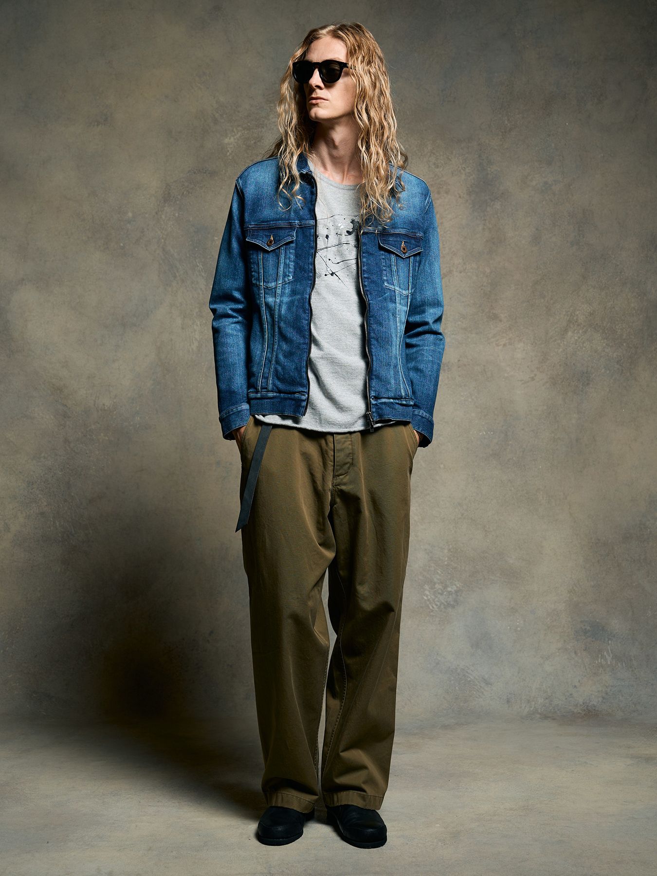 【予約品 9月23日(火) 締切】denim zip blouson / デニムジップブルゾン / ユーズド