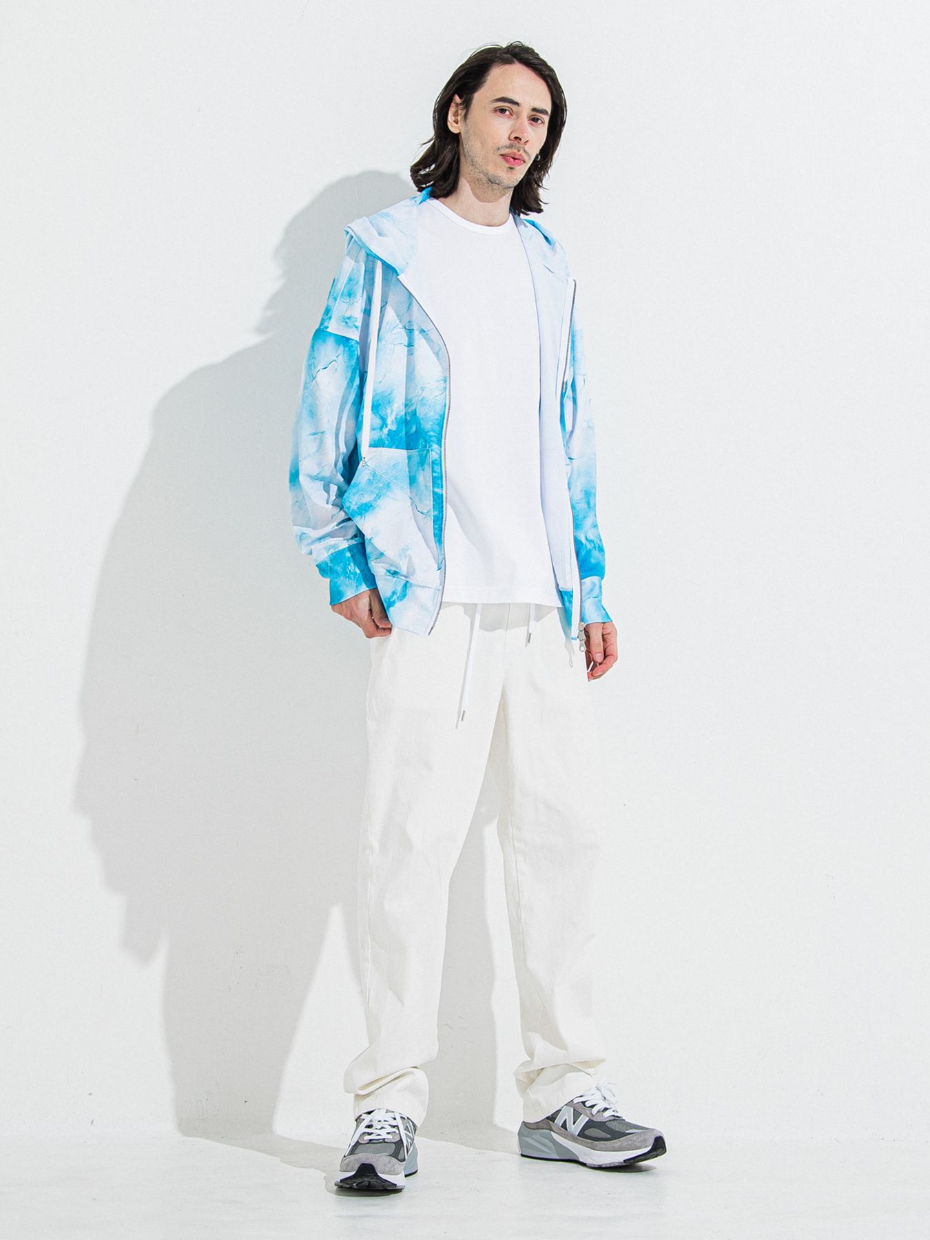 【予約品 】YOAKE PHOTO OVER TEE /  フォトオーバーサイズTシャツ / ホワイト