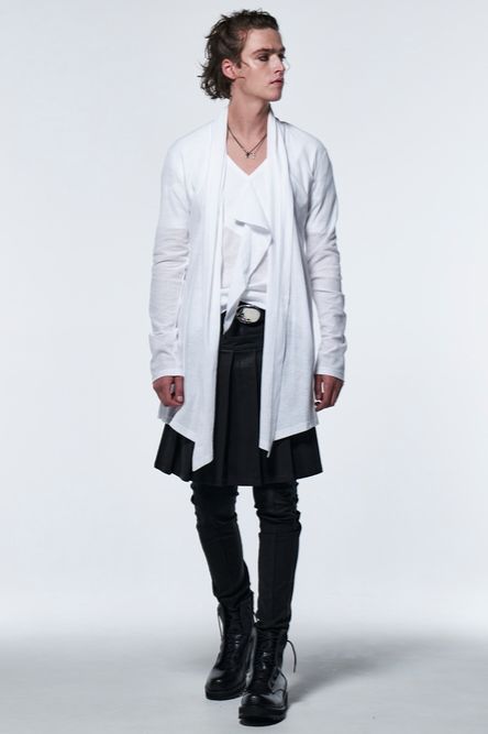 《予約品》 ShawlCardigan / ホワイト 【kiryuyrik】 2023年3月以降入荷予定