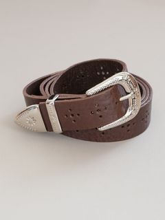 《予約品》 MEDALLION BELT / ベルト / ダークブラウン