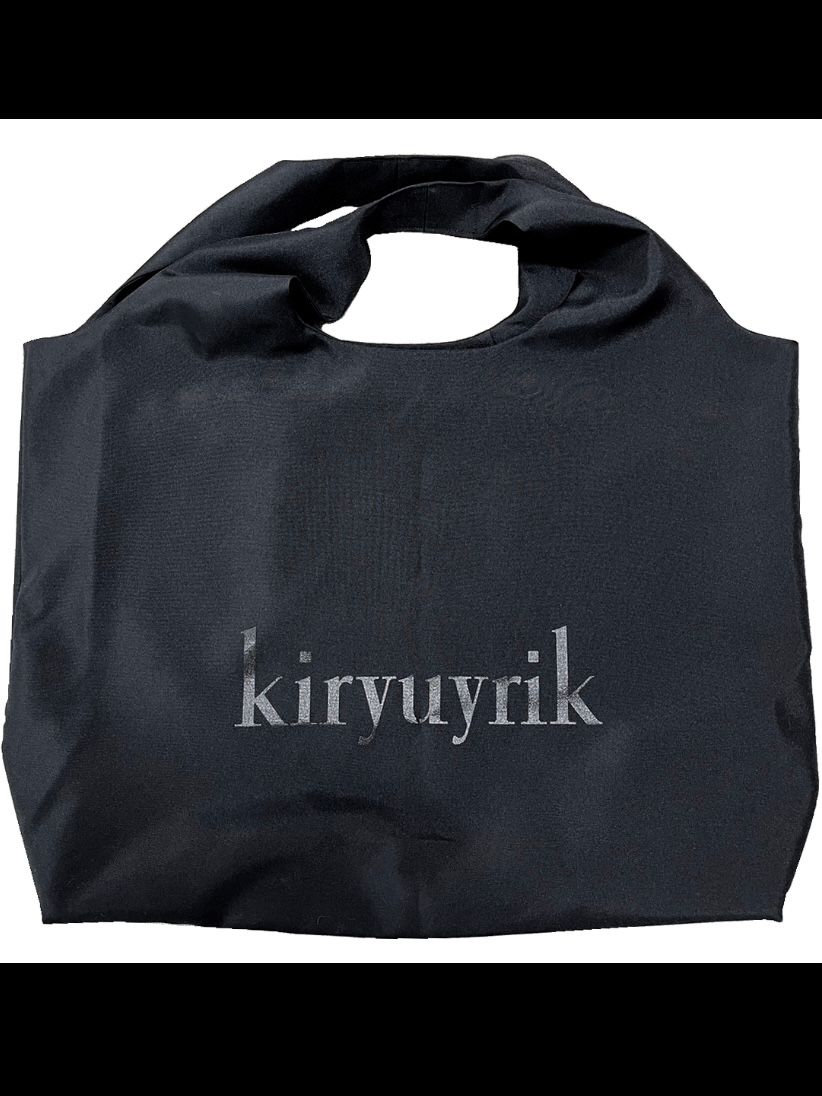 『予約品』限定45周年記念コラボファスナー開きPRESS BAG/プレスバック 黒プリント+白プリントSET【kiryuyrik×BRYAN】 6月上がり予定