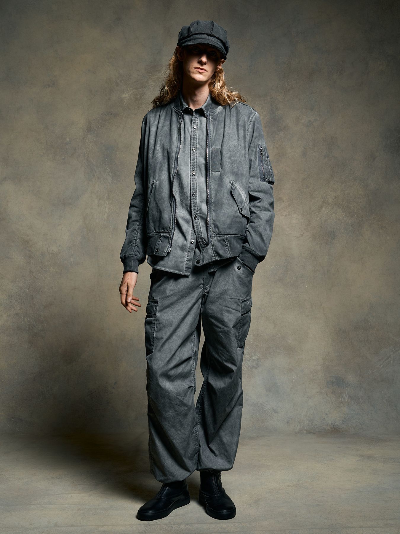 【予約品 9月23日(火) 締切】front zip bootie / フロントジップ ブーティー / ブラック