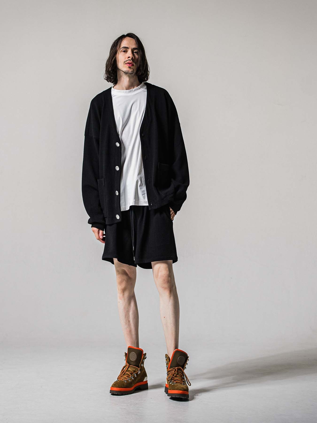 【予約品 11月16日(日) 締切】BLISTER KNIT HALF PT / ブリスターニットハーフパンツ / ブラック