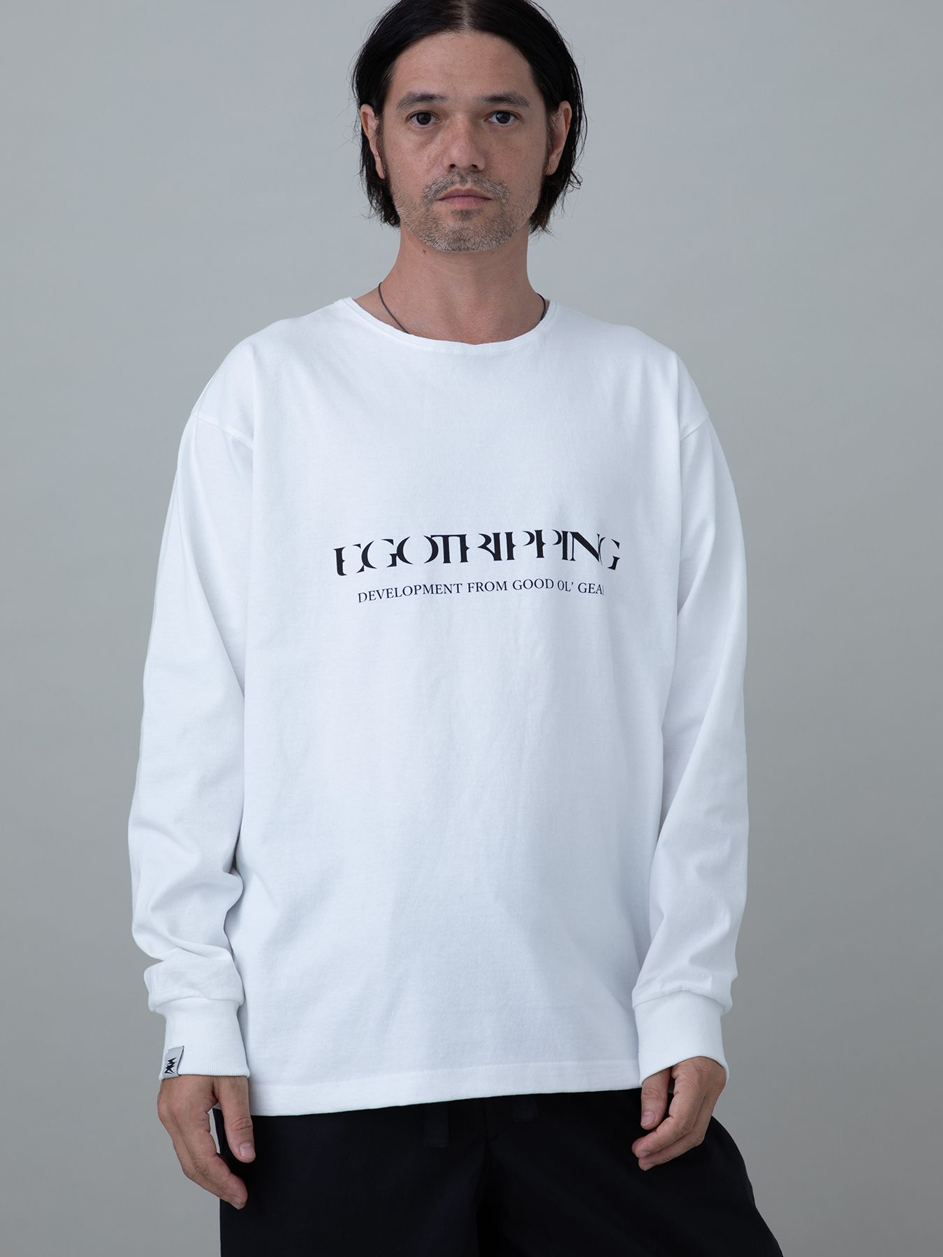 【予約品 10月26日(日) 締切】PRINTTEE-A long / ロゴプリントカットソー / WHITE