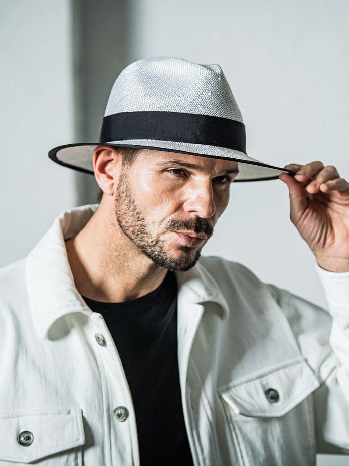 《予約品11月17日19時締め》 STEVIE STRAW HAT / ストローハット / ホワイト