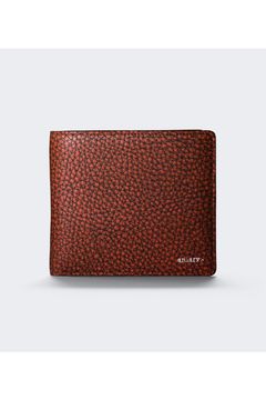 二つ折り財布 Grind Leather / Orange Brown 【aniary】