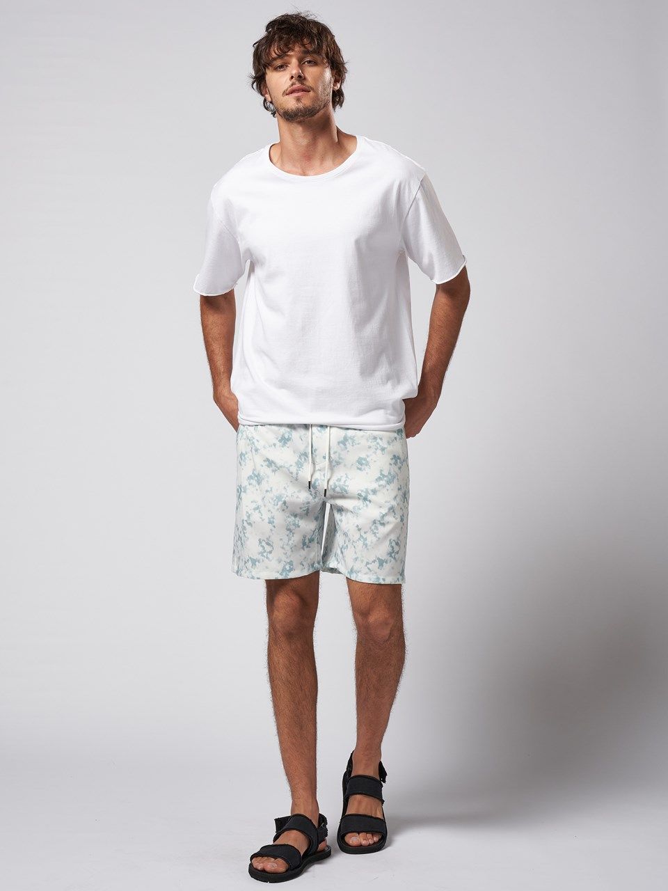 《予約品》 patterned shorts / ショートパンツ / ライトブルー
