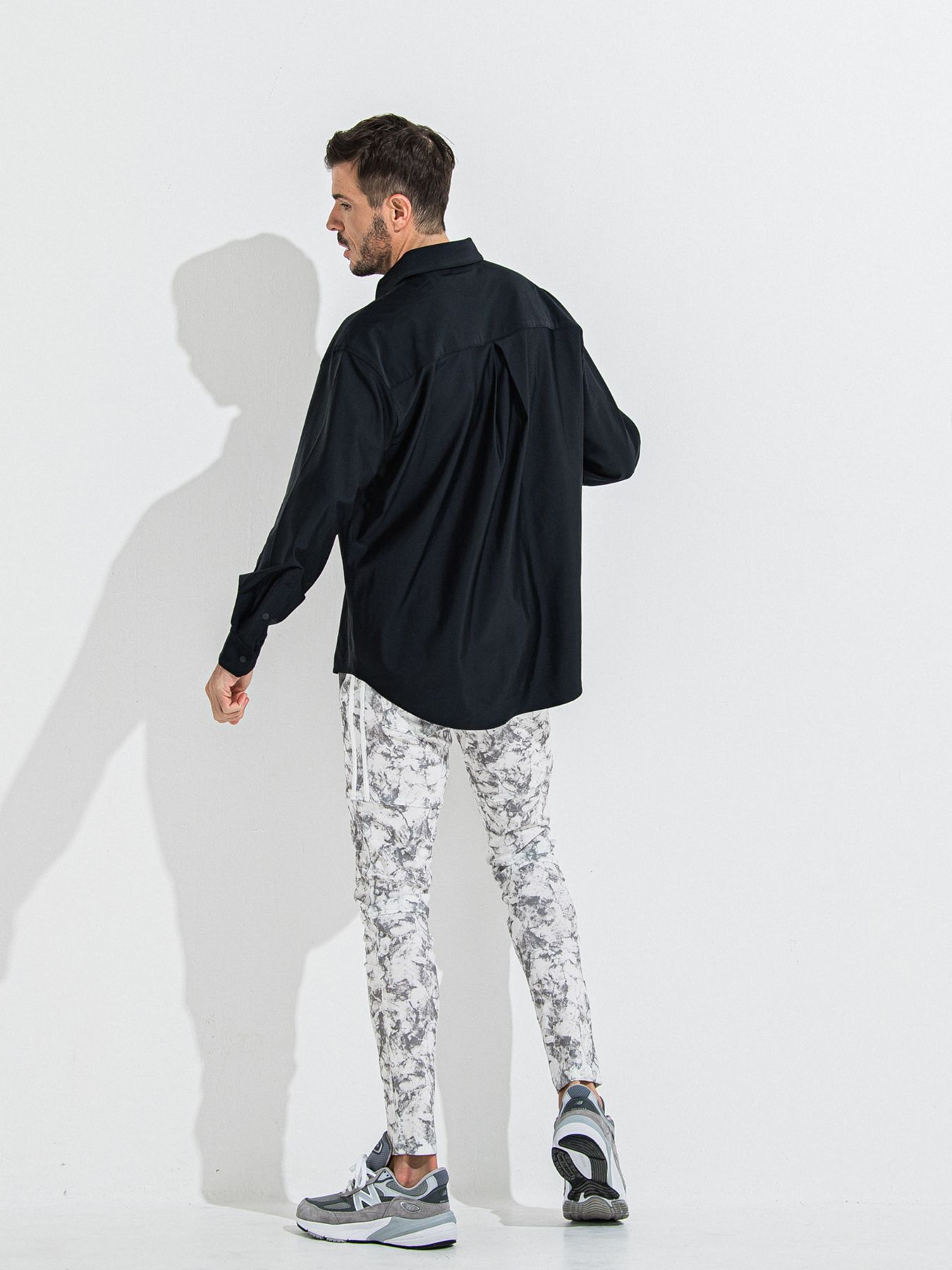 【予約品 】RASH JACK SHIRTS / ラッシュガード ジャックシャツ / ブラック