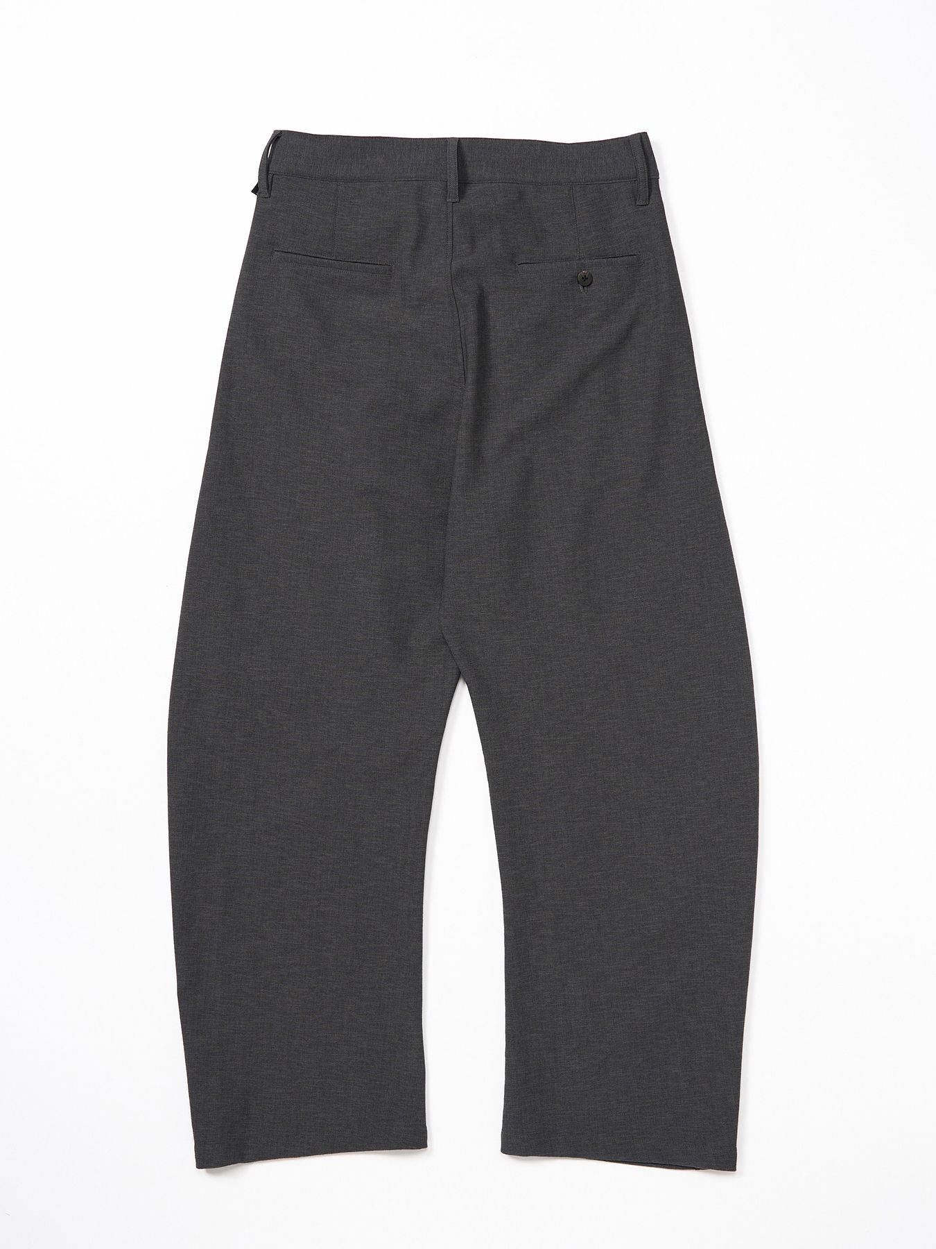 【予約品 9月23日(火) 締切】relax banana slacks / リラックス バナナスラックス / チャコール