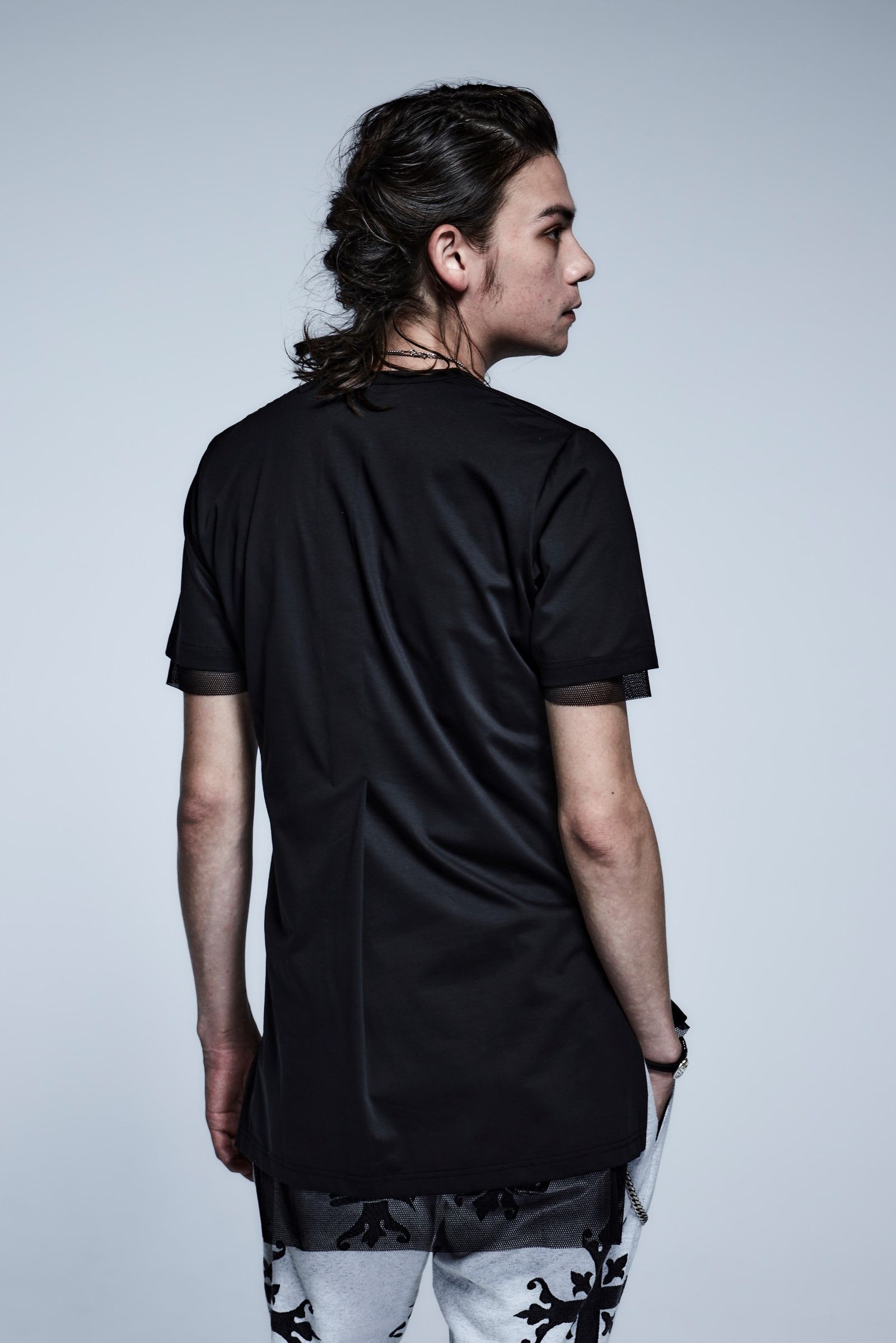 《予約品》 LayerdT-Shirts Mesh+Mesh / Black&Black 【kiryuyrik】 3月入荷予定