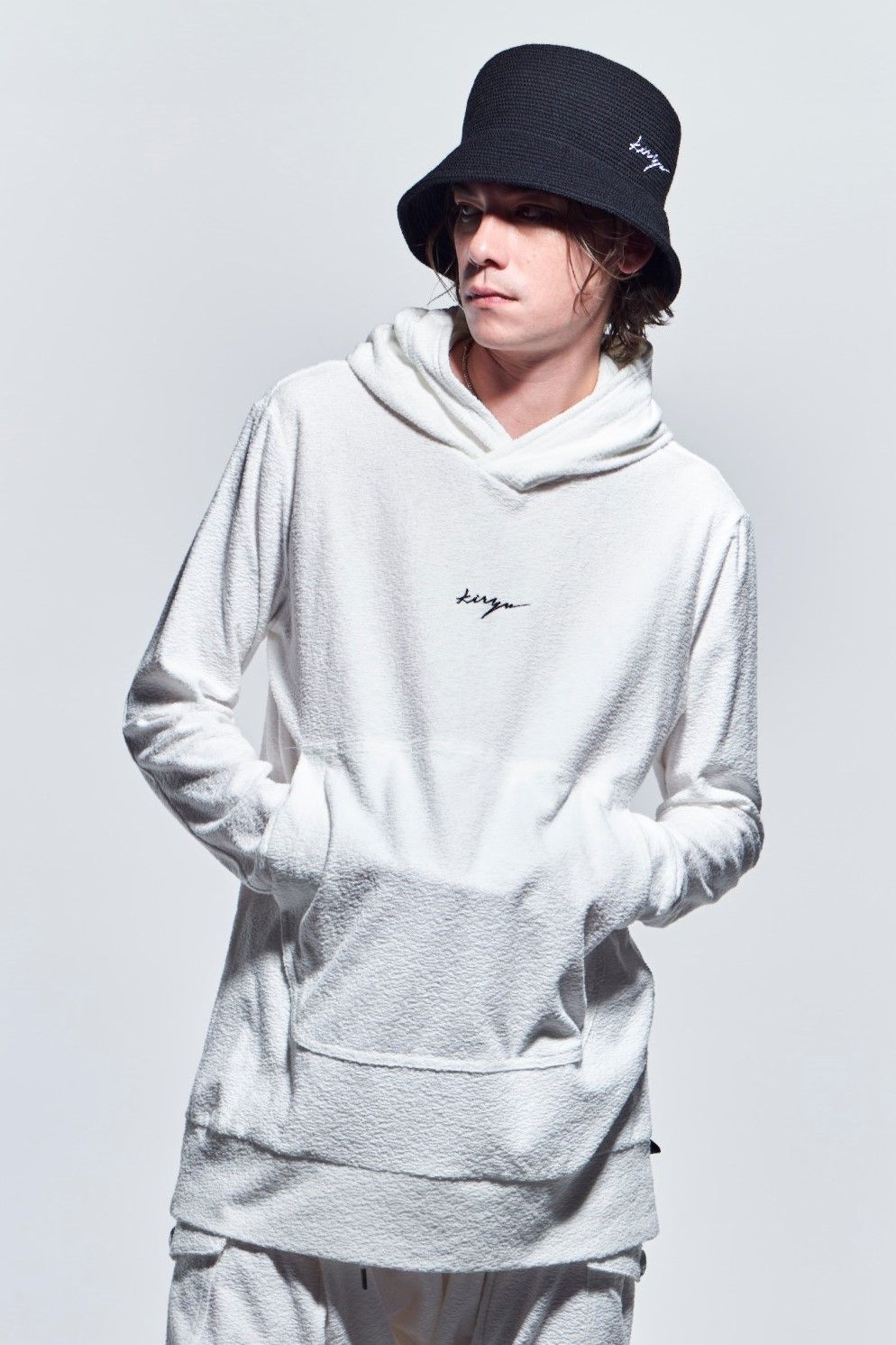 kiryuyrik - 《予約品》 Hoodie パーカー PileJersey / White