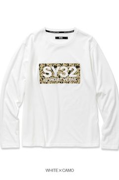 CAMO BOX LOGO L/S TEE長袖Tシャツ 【SY32 by SWEET YEARS】