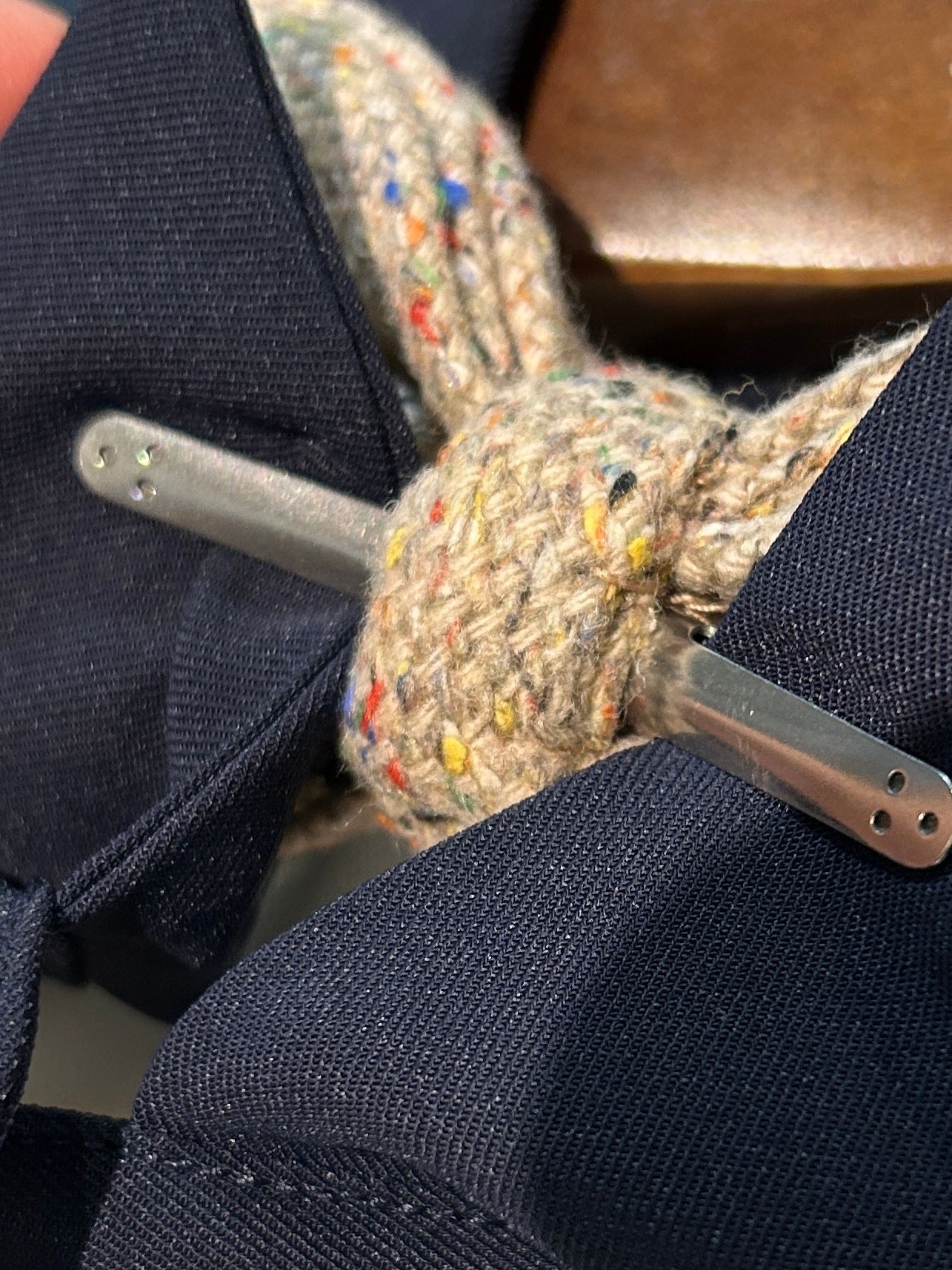 カラーネップツイード ワンタッチ蝶ネクタイ 【A(LeFRUDE)E】