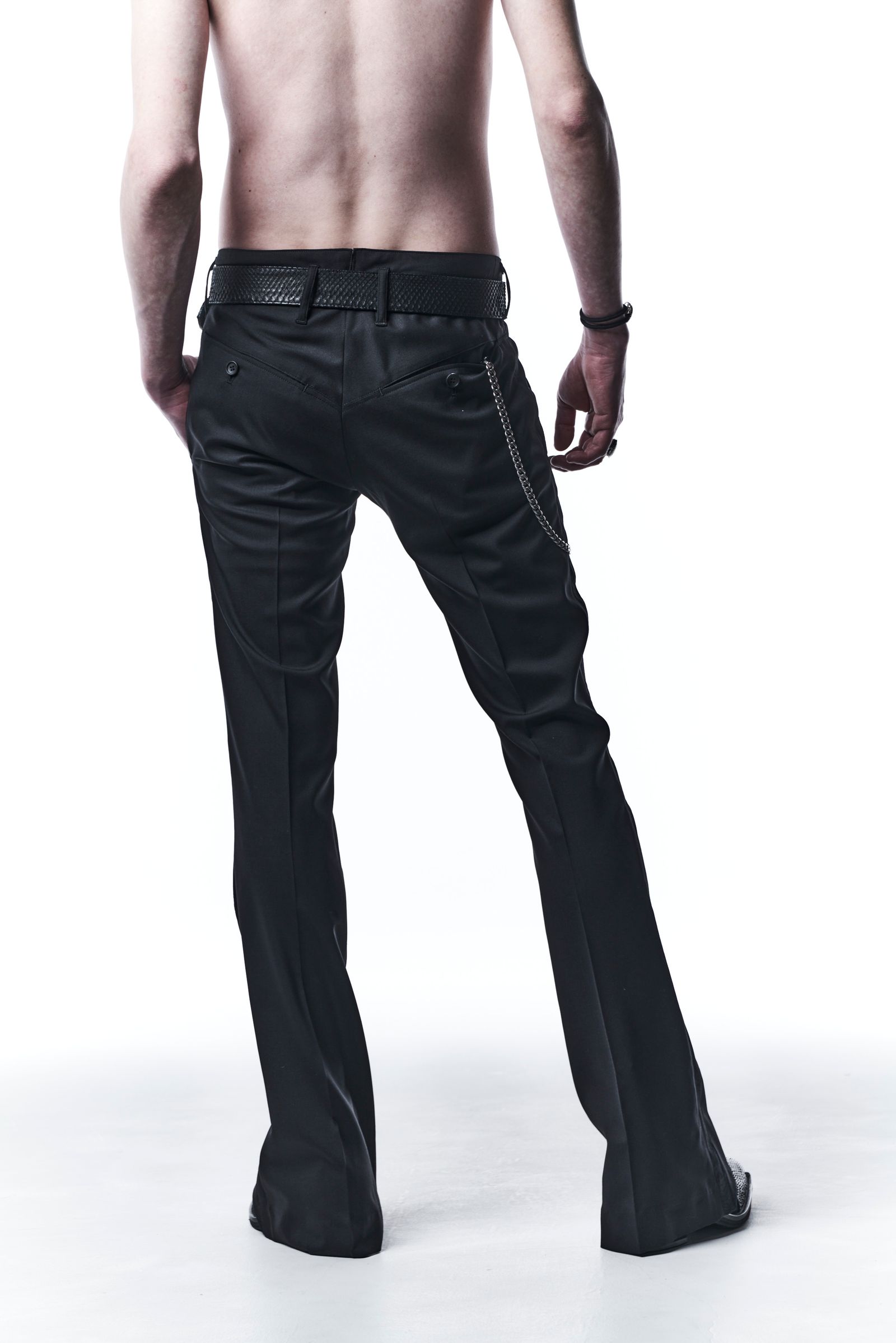 《予約品》 SideLineFlareSlacks フレアスラックス TWS Tropical / Black 【kiryuyrik】 7月入荷予定