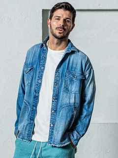 《予約》 OVER DENIM shirts / デニムシャツ / ライトインディゴ