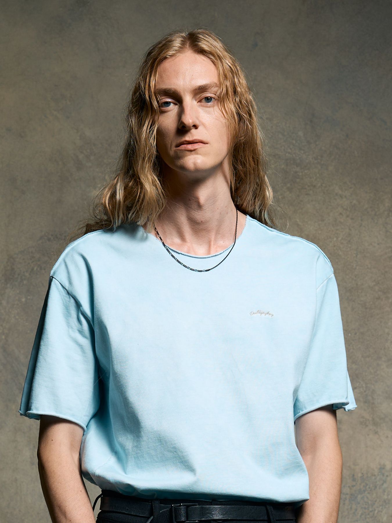 【予約品 9月23日(火) 締切】IVXLCDM ×wjk  slim chain neckless / スリムチェーンネックレス / ブラックコーティング