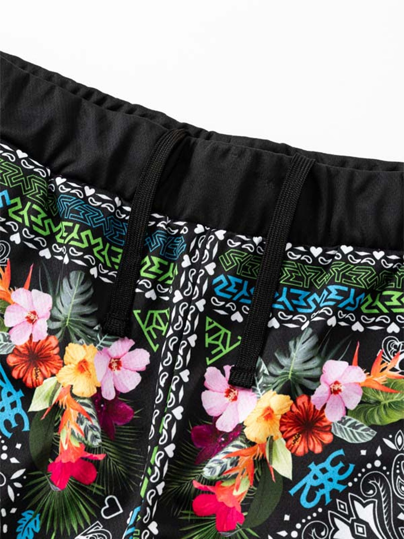 RESORT PAISLEY SHORT PANTS / リゾート ペイズリー ショートパンツ / ブラック【SY32 by SWEET YEARS GOLF】