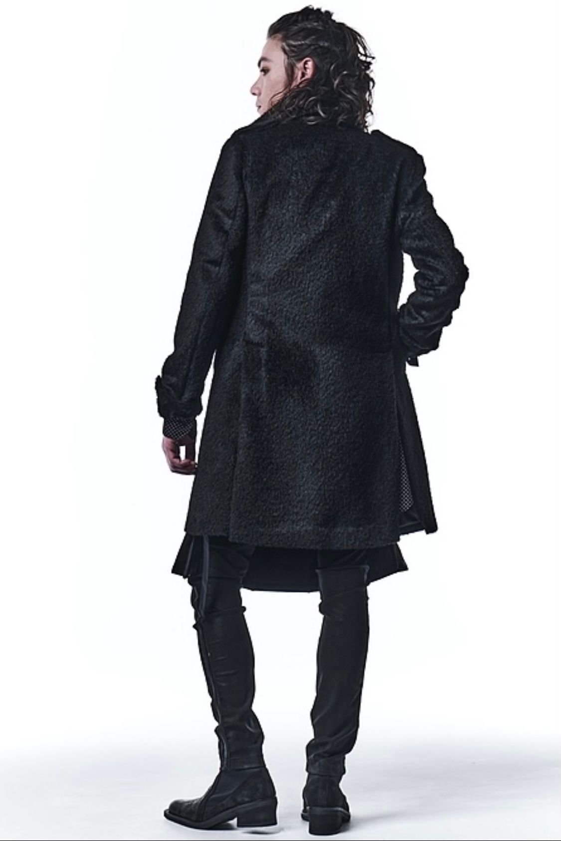 《予約品》 SingleNapoleonJacket ジャケット AlpacaShaggy / Black 【kiryuyrik】 10月入荷予定