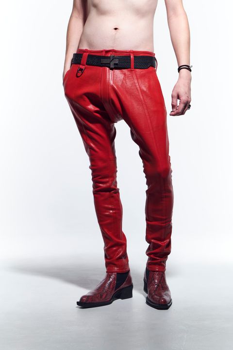 《予約品》 SaruelCurveBondagePants サルエルパンツ PonchJersey / Red 【kiryuyrik】 3月入荷予定