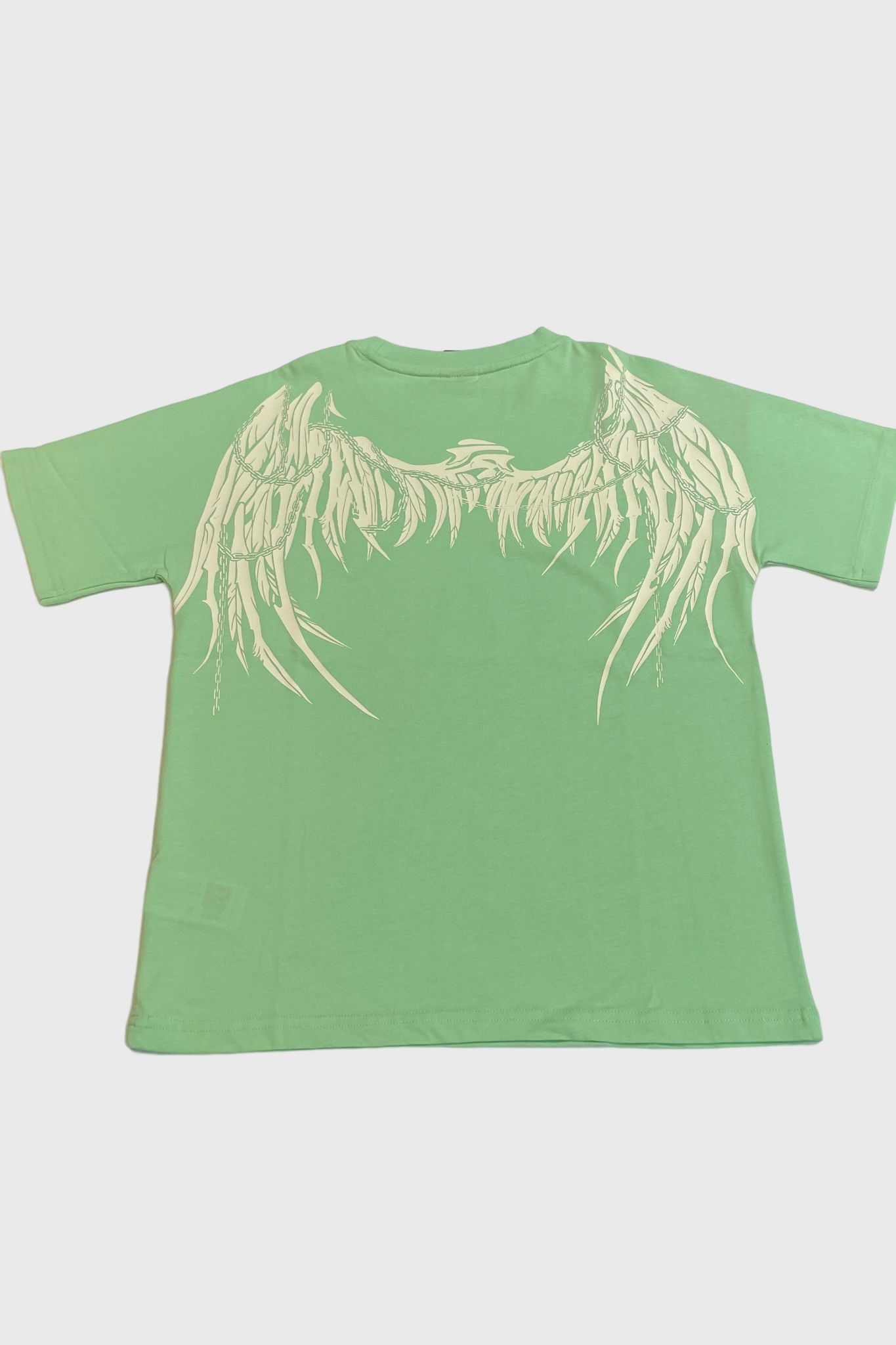 【Kids】 ホワイトロゴプリントTシャツ / グリーン  【BOY LONDON】