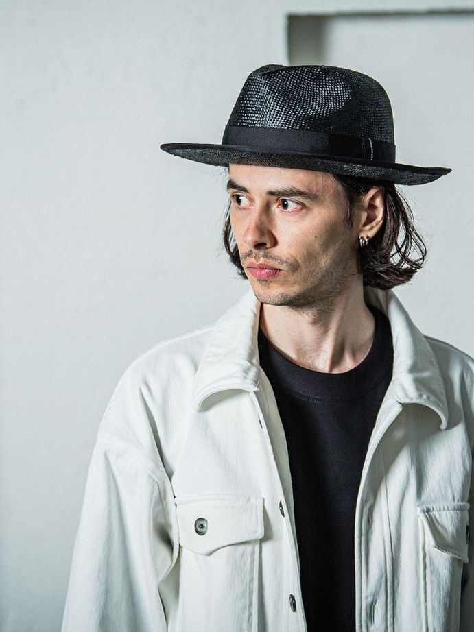 《予約品11月17日19時締め》 STEVIE STRAW HAT / ストローハット / ブラック