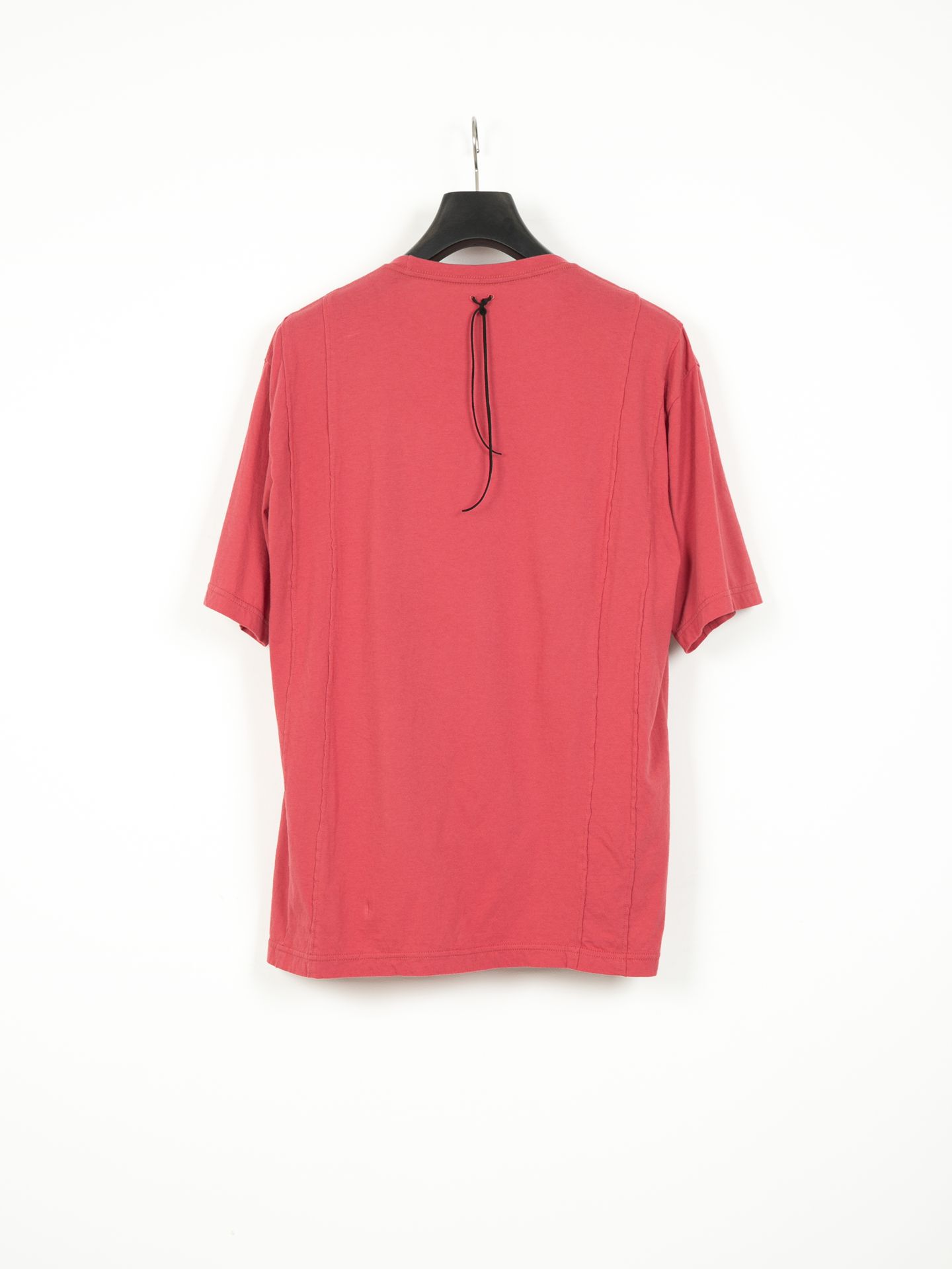 コラボ30/- ナチュラルソフト天竺『 FxxK THE WORLD』ワイド Tシャツ（オーバーサイズ） - RED
