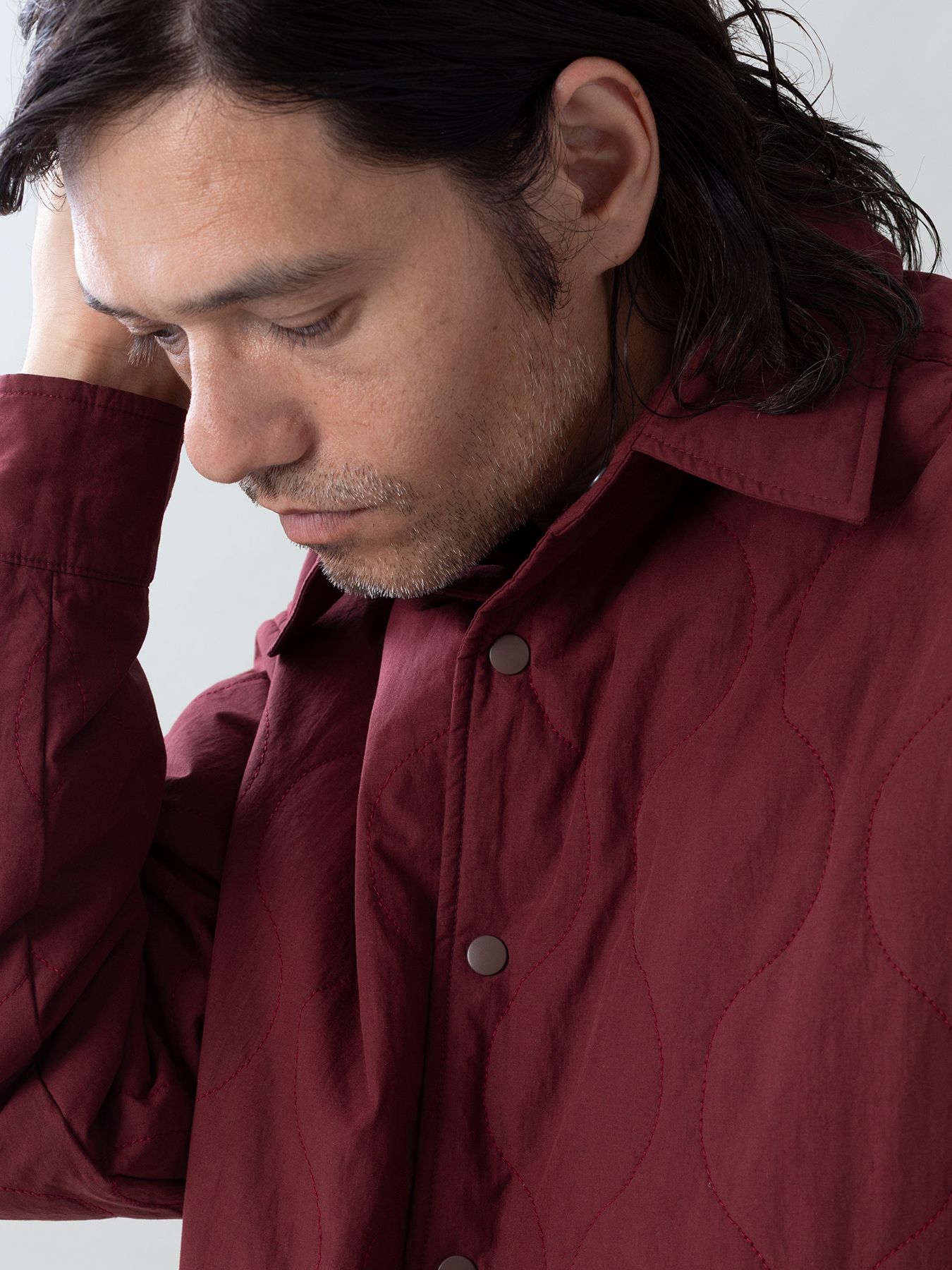 【予約品 5月6日(水) 締切】FLIPPADDING-SHIRTS / リバーシブルシャツ / ワイン×ワイン