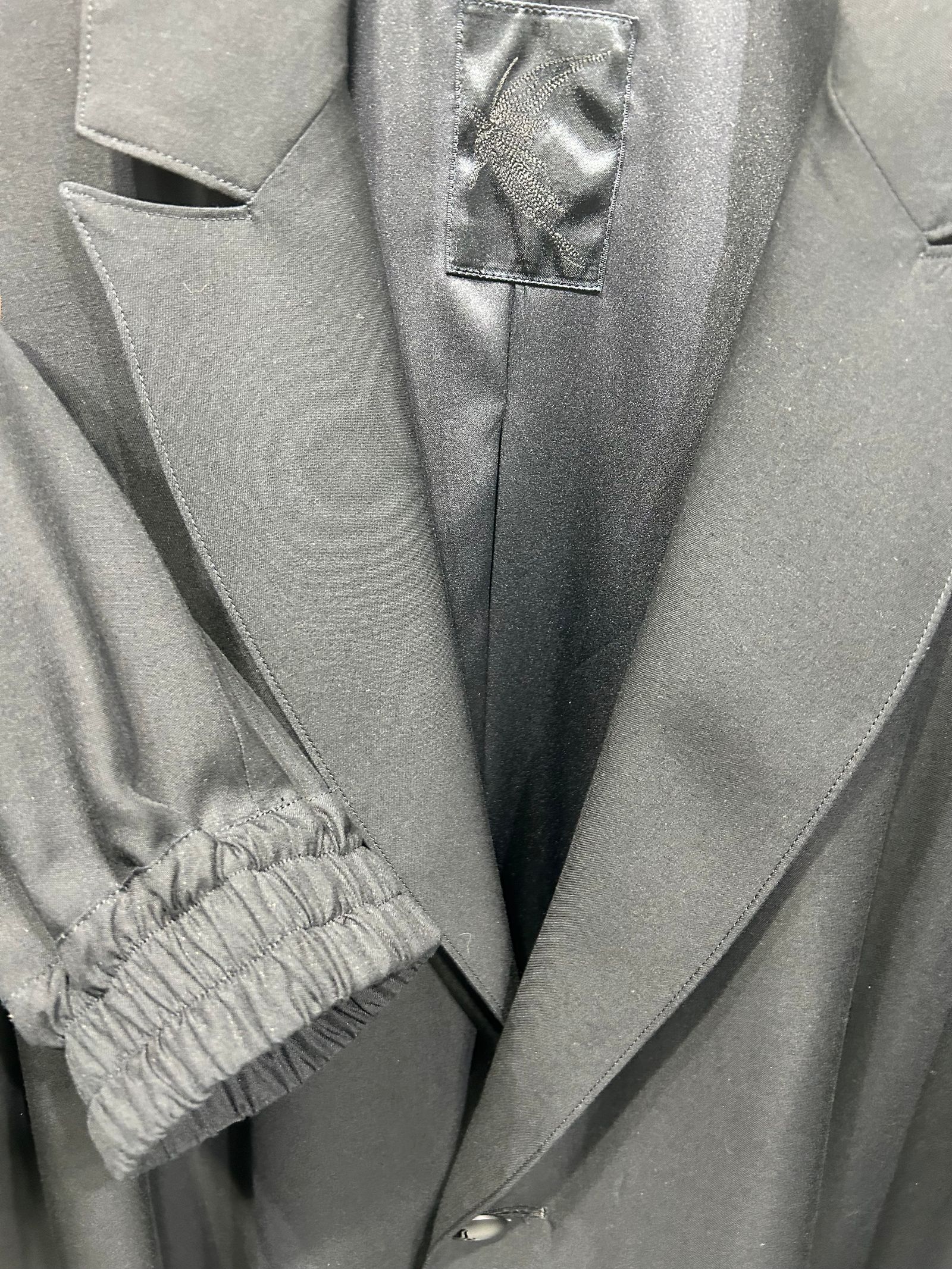 《予約品》 DrapeCoat / ドレープオーバーコート / ブラック