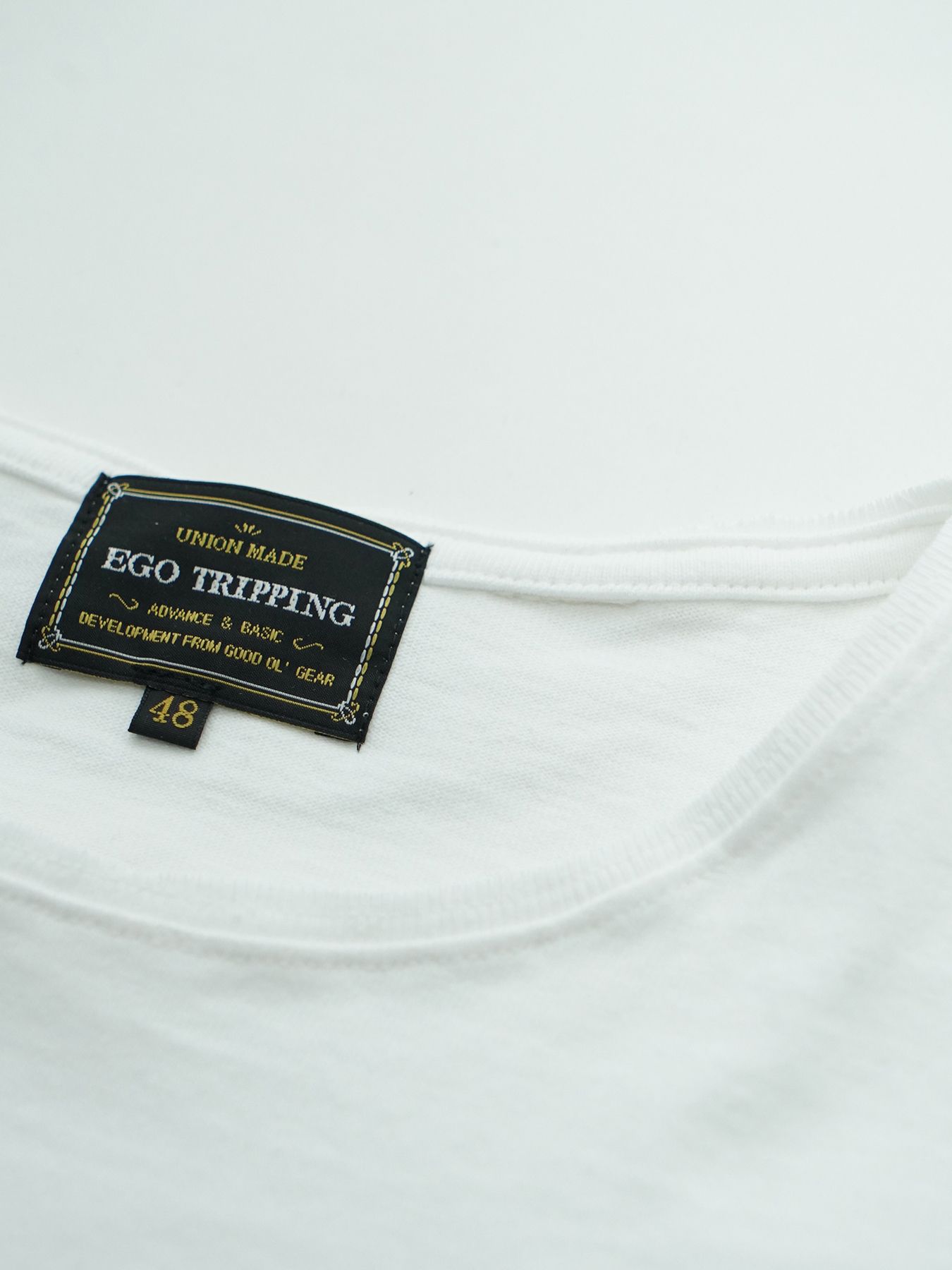 【予約品 10月26日(日) 締切】PRINTTEE-A long / ロゴプリントカットソー / WHITE