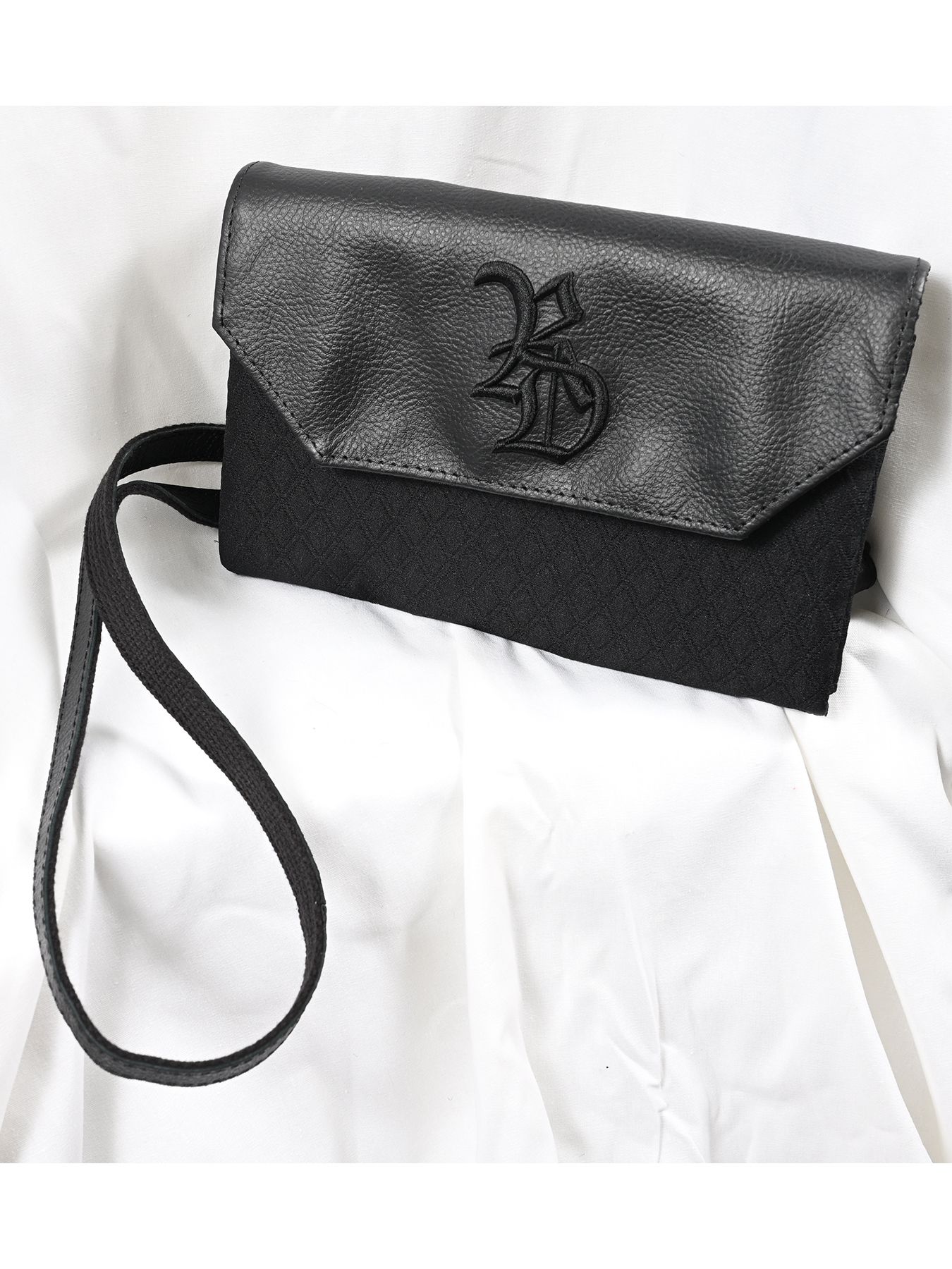 【予約品 】DECADEコラボ CLUTCH WALLETSHOULDER BAG / クラッチ ウォレットショルダーバッグ / ブラック