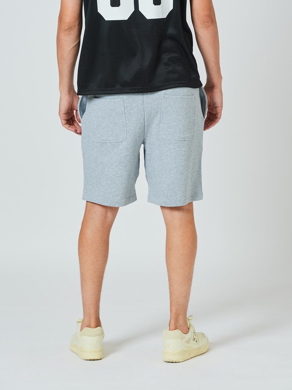 (予約品2023年10月19日18時締め) muta Circle Logo Sweatshorts / スウェットショートパンツ / グレー 【Acanthus×muta】