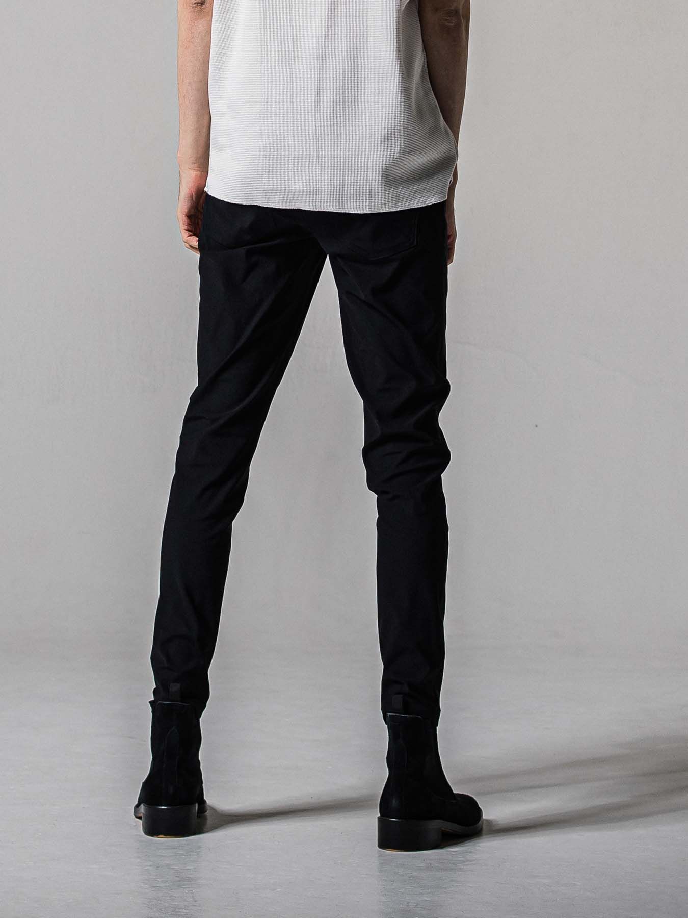 【予約品 11月16日(日) 締切】CHRIS EASY TUCK PANTS / スラックス イージーパンツ / ブラック