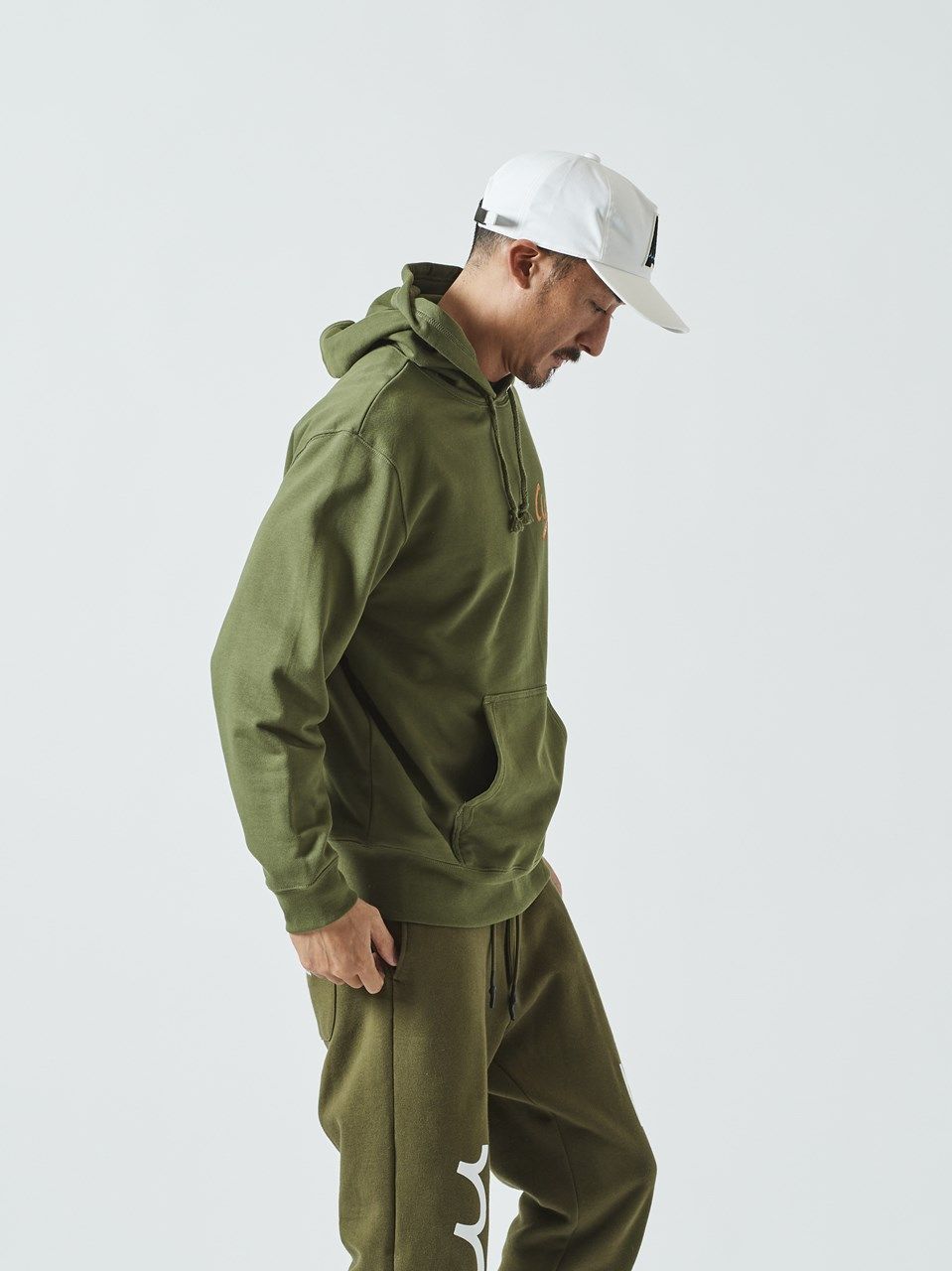 (予約品)  muta ohtadesigh×SToL Hooded Sweatshirt / スウェットパーカー / オリーブ 【Acanthus×muta】 9月上旬頃入荷予定