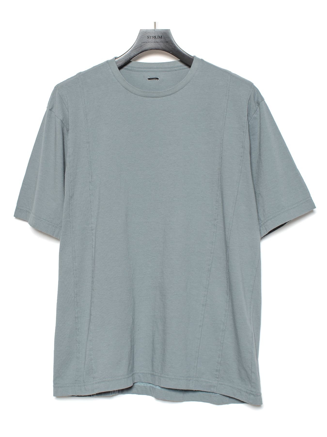 【予約品 9月27日(日) 締切】30/-ナチュラルソフト天竺 クルーネック ハーフスリーブ ワイドTシャツ / SAND GREEN