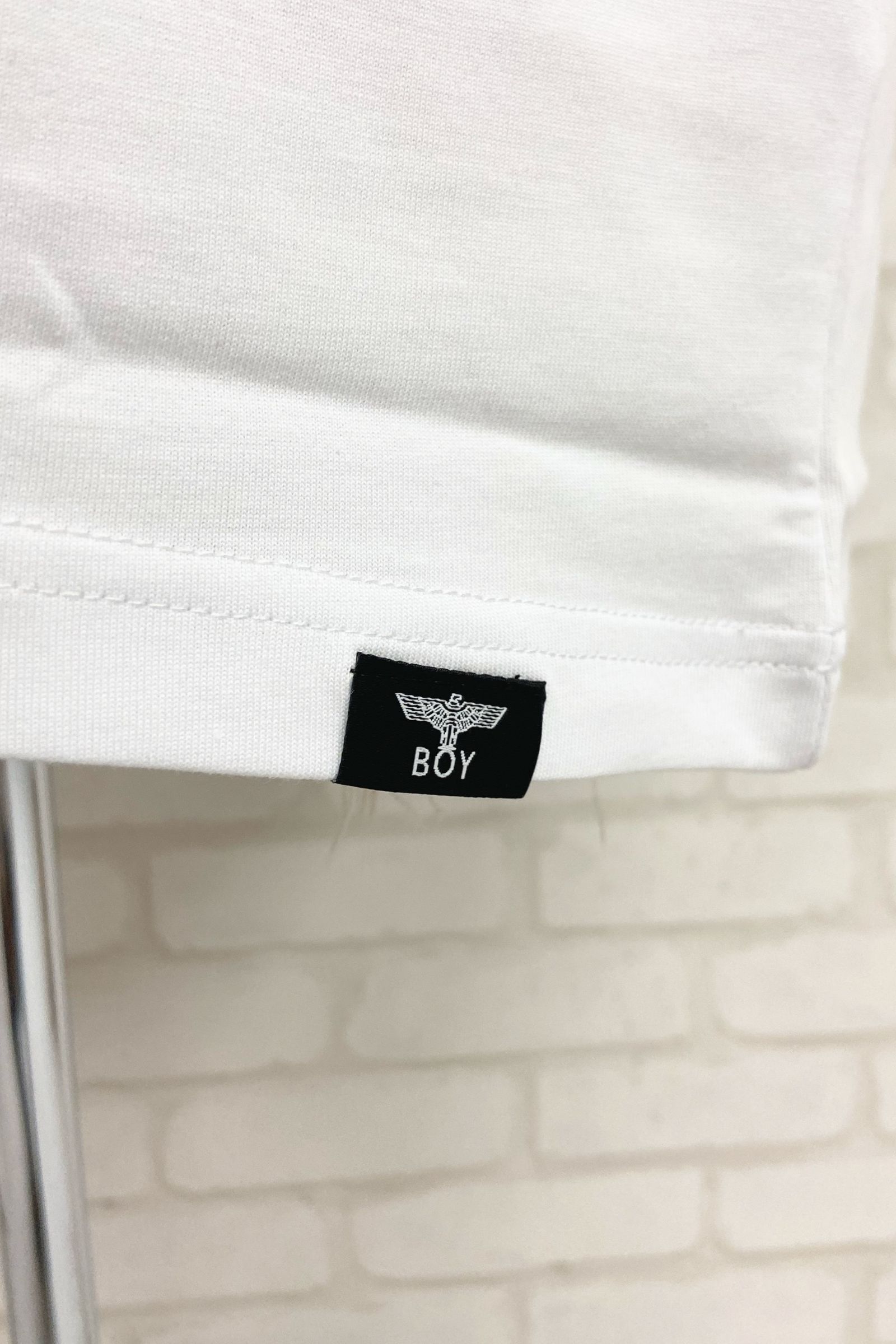 eagle chain boy T-shirt / White 【BOY LONDON】